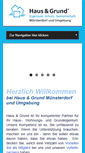 Mobile Screenshot of haus-und-grund-muensterdorf.de
