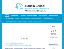 Tablet Screenshot of haus-und-grund-muensterdorf.de
